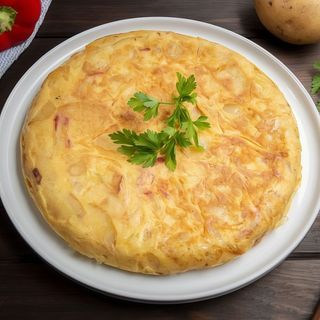 Tortilla De Patatas Con Cebolla