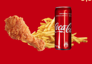 1 Leg Piece + Chips + Drink