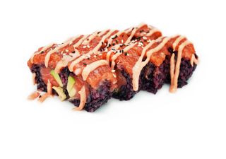 59. Sake black roll - 8 pezzi