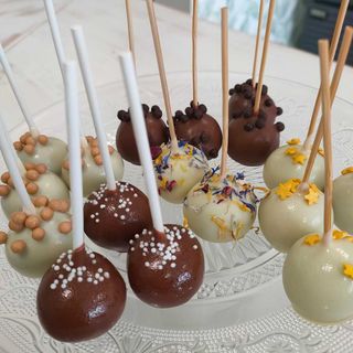 Cakepop de chocolate blanco