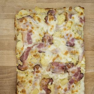 Patate e bacon  teglia 1/4 per una persona