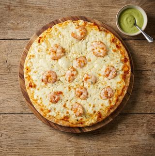 Pizza De Gambas (22 Cm.)