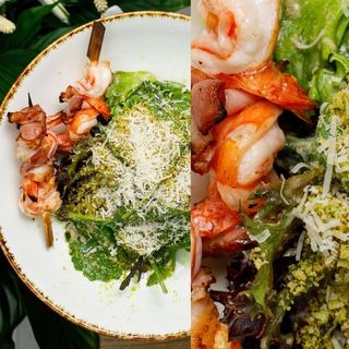 Цезар з креветками 