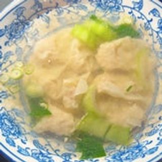 33. Zuppa di wanton ai gamberi