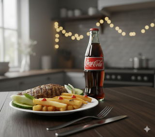 Iftarski Meni 3 - Punjena pljeskavica, Coca-cola