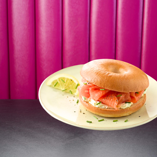 Smoked Salmon & Cream Cheese Bagel 