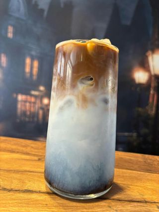 Niebieska matcha espresso fusion