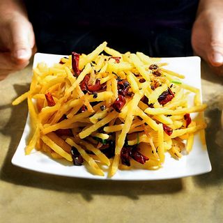 203 Pohovani patlidžan + Ljuto-kiseli krompir+ Cappy narandža 0,33 l