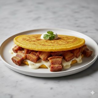 Cachapa de cochino frito (1 ud.)