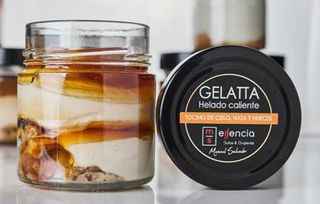Tocino de Cielo con nata