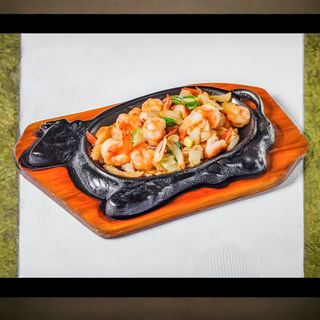 Gambas na Chapa Quente