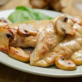 Plat Escalope Sauce Champignon