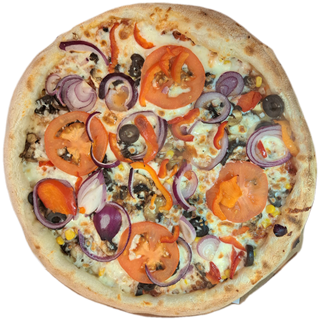 Pizza Veggie Colorata