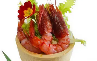 146. Sashimi gambero rosso - 2 pezzi