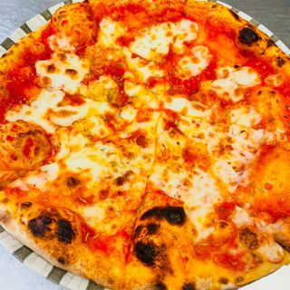 Pan de ajo tomate y queso