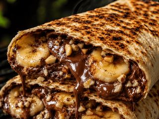 Лаваш з нутелою та бананом (200g)