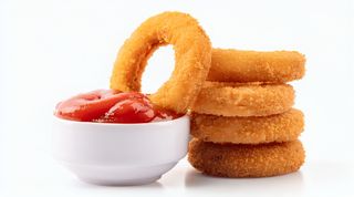 Beignets D'oignons Frits