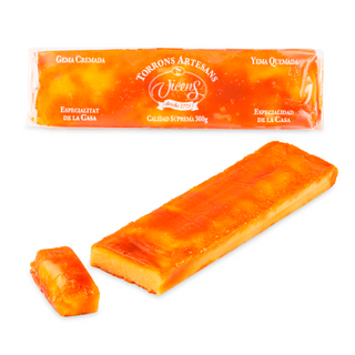 Turrón de Yema Quemada Vicens Tabla 300 Gr.