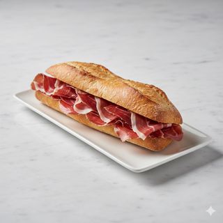 Bocadillo de jamón ibérico