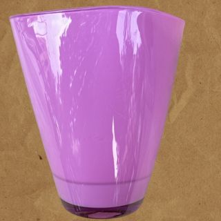 Macetero De Cristal (Colores) Medida De 14 Cm.