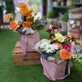 Bolso variado con flores "La Goleta"