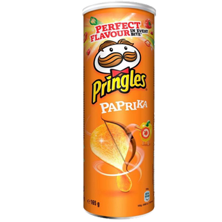Patatas Con Forma De Teja Pringles Paprika. Tamaño Familiar