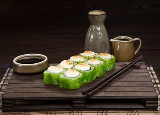 Տաք ռոլլ Թխված մանրածովախեցգետիններ, 8 կտոր