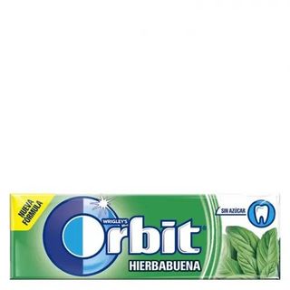 Chicles Sabor Hierbabuena Orbit Paquete 14 Gr.