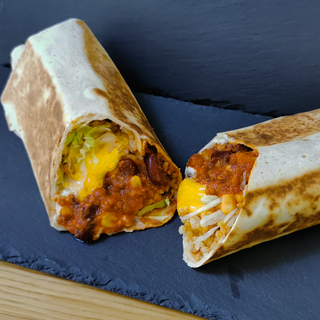 Cheddar burrito