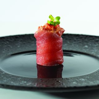 142 Spicy Tuna gunkan