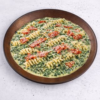 Fusilli con prosciutto