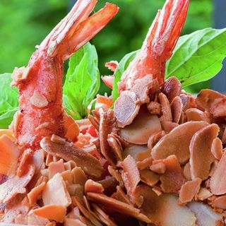 242. Ebi tempura con mandorle 3 pezzi