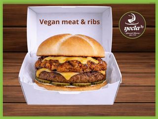 Meat & Ribs Vegan burger