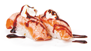 84 Salmone flambe e Philadelphia