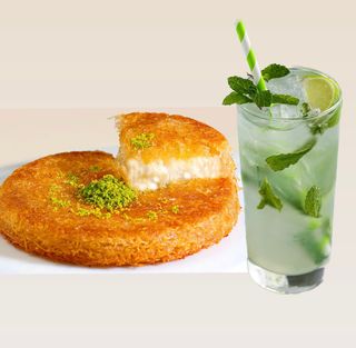 1 Kunafa Petite + 1 Mojito