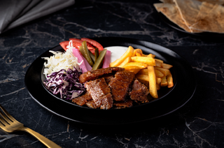 Shaorma vită la farfurie