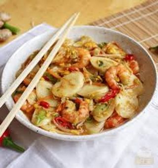 Gnocchi di riso gamberi