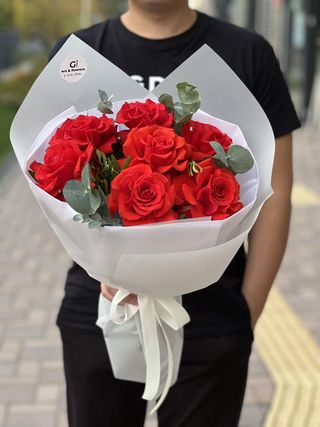 Моно-Букет из Роз (7 шт.)