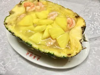 Gambas com Ananás Natural 