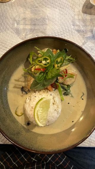 Caril Verde de Frango