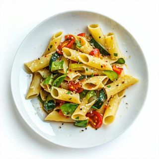 Pasta con verdure di stagione