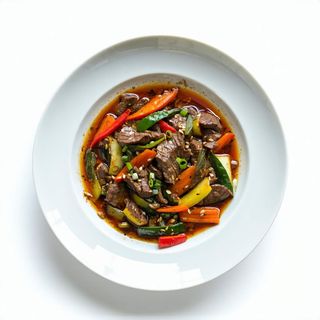 86. Ternera Con Verduras