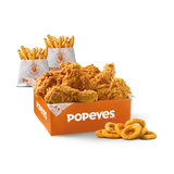 6 piezas + 2 patatas + 1 complemento