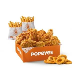 6 piezas + 2 patatas + 1 complemento