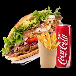 Panino kebab menu