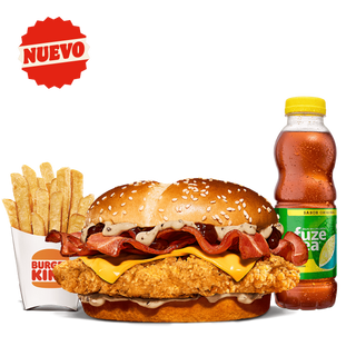 Menú Krispper White Bbq Bacon Grande