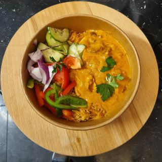 Butter Chicken Rice Bowl