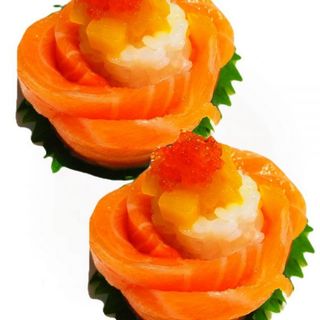 92. Frol De Sashimi De Salmón Roll (2 Pzs.)