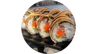 Łosoś grilowanyj w tempurze