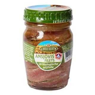 ANCHOIS (SARDELE) FILETY W BIO OLIWIE Z OLIWEK EXTRA VIRGIN 78 g - LA BIO 